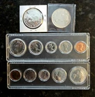 🍁 1963-1964 QUEEN ELIZABETH II CANADA UNCIRCULATED SILVER  DOLLAR COIN SETS