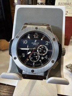 HUBLOT BIG BANG TUIGA 301RX LIMITED 1/250 QUARTZ WRISTWATCH STAINLESS STEEL Face
