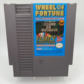 NES Wheel of Fortune Family Edition (1990) w/ Manual - TESTED/WORKING