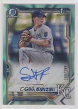 2021 Bowman Draft Chrome Pick Aqua Lava Refractor /199 Shane Panzini Auto 03hd