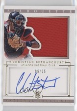 2014 Panini National Treasures Gold 6/25 Christian Bethancourt #16 Auto 03hd