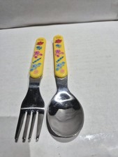 Children's Blues Clues Flatware Set Fork And Knife 5 1/2" Length
