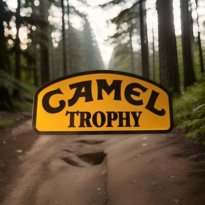 2x CAMEL Trophy Stickers Vinyl Decal  Rallye 4x4 Defender Made In USA