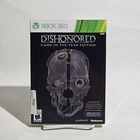 Dishonored Game of the Year Edition (Xbox 360, 2012) First Print NEW Sealed