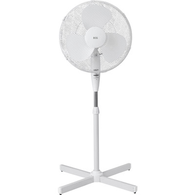 ECG FS 40a Standventilator Ventilator oszilierend Bodenventilator weiß