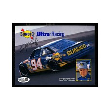 Sterling Marlin Nascar Autographed Signed Sunoco 1990 6x9 Postcard