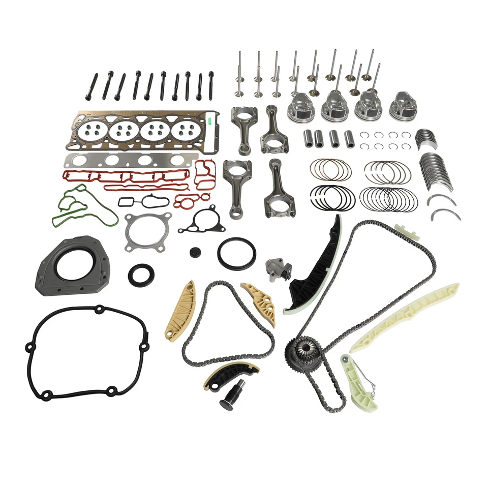 Engine Overhaul Rebuild Pistons 23mm Kit Fits VW Jetta Tiguan EOS Audi A3 2.0L - Image 4 of 4
