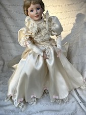 1995 Ashton-Drake Bride Doll by R. Eult TC-1954 Porcelain Limited Edition 18”