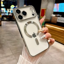 For iPhone 17 Pro Max 16 15 14 13 12 11 Shockproof TPU Mag Safe Case Lens Cover