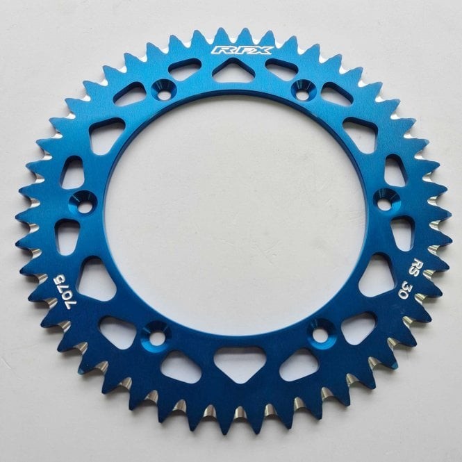 RFX Pro Series Elite 51T Sprocket - YZ100 82-84 YZ125 80-98 YZ250 77-98 (Blue)
