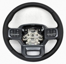 Oem Steering Wheel Base For Ford F150 Xlt Black Leather Ml3b-3600-bk319w