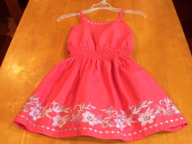 American Girl Youth Truly Me "Sunny Day" Embroidered Sundress-Sz. 8