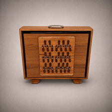 Professional Multi Bellow 36 Notes Sur Peti Shruti Box TeakWood Instrument