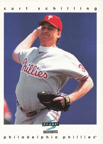 1997 Score #416 Curt Schilling - Picture 1 of 2