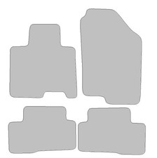 Fußmatten passend für Hyundai Tucson Hybrid & Plug In Typ NX4 (Baujahr 2020 - ak