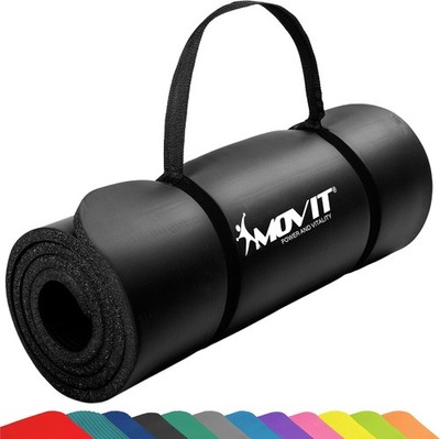 Movit  Sportmatte 10/15mm Yogamatte Fitnessmatte Gymnastikmatte NBR Rutschfest