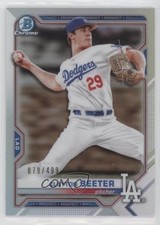 2021 Bowman Chrome Prospects Refractor 79/499 Clayton Beeter #BCP-16 s3g