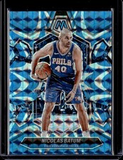 2023-24 Panini Mosaic #197 Nicolas Batum Reactive Blue