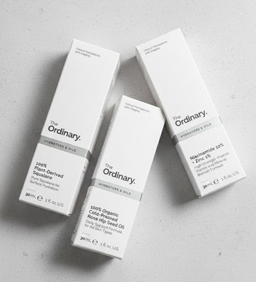 The Ordinary Skincare Set Of Organic Rose Hip Oil, Plant Derived, Niacinamide
