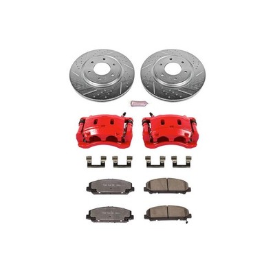 PowerStop Disc Brake Kit - Front - Fits Infiniti QX56 2008-2010, Nissan Armada 2