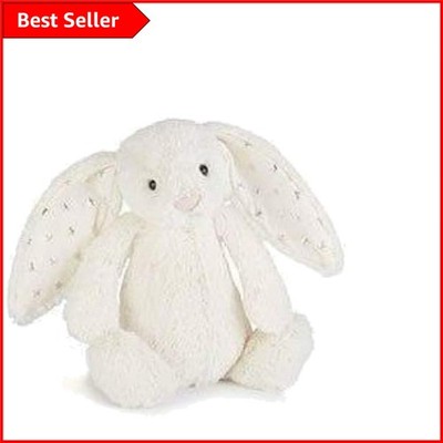 Bezaubernder Jellycat Bashful Twinkle Bunny 18 cm - weiches Kuscheltier für Babys