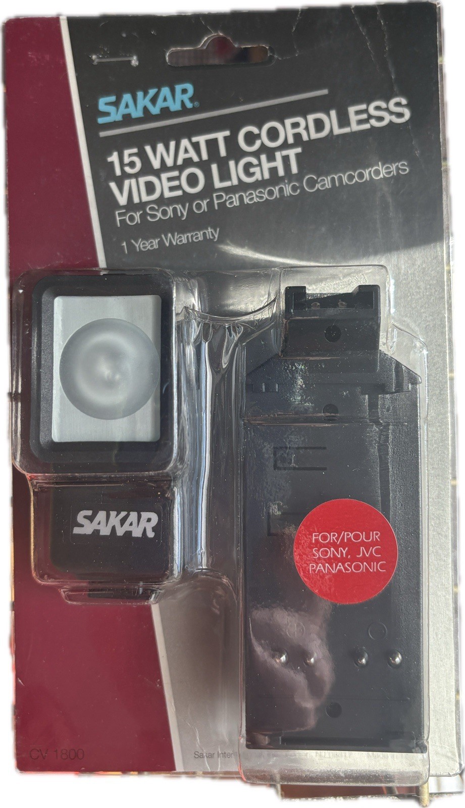 Light For Sony & Panasonic Camcorders Cv 1800