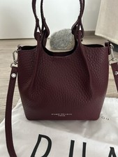 Gianni Chiarini Damen Umhängetasche Leder Dua XS weinrot