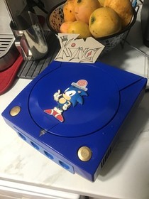 💙 SEGA Dreamcast HKT-3020 Home Console 💙 Edition🌟💙 GOLD/BLUE✨CASE