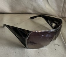 Authentic Vintage Dior Gaucho 2 Silver Animal Print Gradient Sunglasses Italy