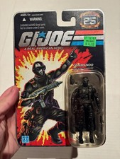 GI JOE 2008 SNAKE EYES COMMANDO 25th Anniversary MOC NEW
