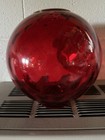 GWTW style Ruby Dot Optic 10 inch oil kerosene lampshade 4 inch fitter — photo 1