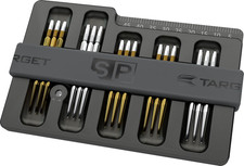 Target Darts Swiss Point Holder Case with Repointing Tool and Size Guide