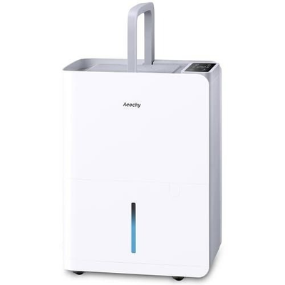 #ad 50 Pint Dehumidifier 3500 Sq Ft Quiet Continuous Drain Hose Aeocky $148.02