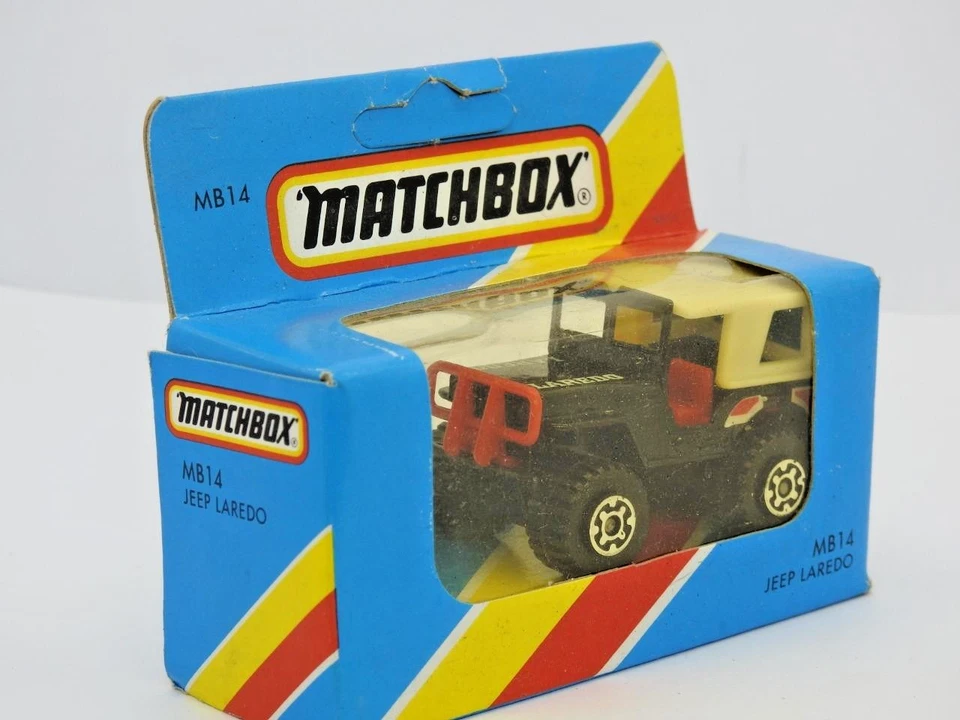 MATCHBOX MACAU 1983 MB14 JEEP LAREDO MINT IN SCATOLA AZZURRA M DI TIPO - Immagine 4 di 4