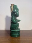 1970s green ceramic Kahlúa coffee liqueur decanter bottle used collectible — photo 4