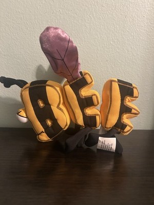 PBS Kids TV WordWorld Word World BEE Plush Magnetic Pull-Apart Letters Plush