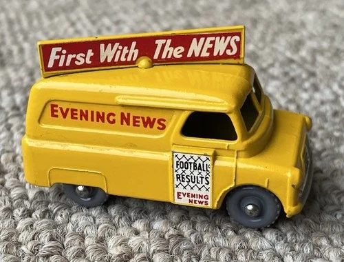 Rare Matchbox Lesney Evening News Van No 42a 1957 Near Mint