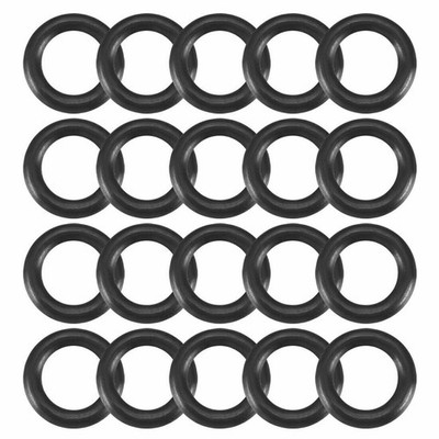 20pcs Black Nitrile Butadiene Rubber   O-Ring 3.8mm Inner Dia 1.2mm Width  #lk