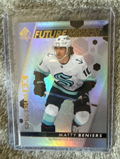 Matty Beniers Future Watch RC + Alexis Lafreniere Jersey Patch Lot 🔥 Kraken Ran