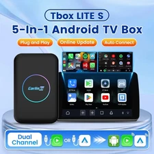 5-In-1 Lite S Android TV Box CarPlay Ai Box Wireless CarPlay & Android HDMI USB 