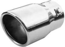 Auspuffblende Endrohr Edelstahl Universal Rund Chrom F�r BMW E30 E32 E34 E36 E46