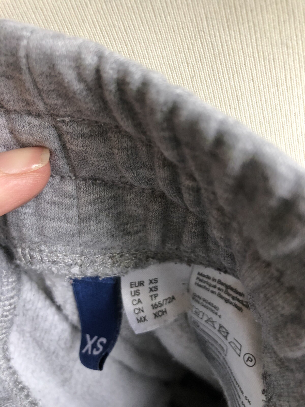 H\u0026M Grey Joggers Tracksuit Bottoms XS 
