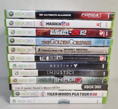 Xbox 360 Game Lot Of 12 ***UNTESTED*** Condition Varies