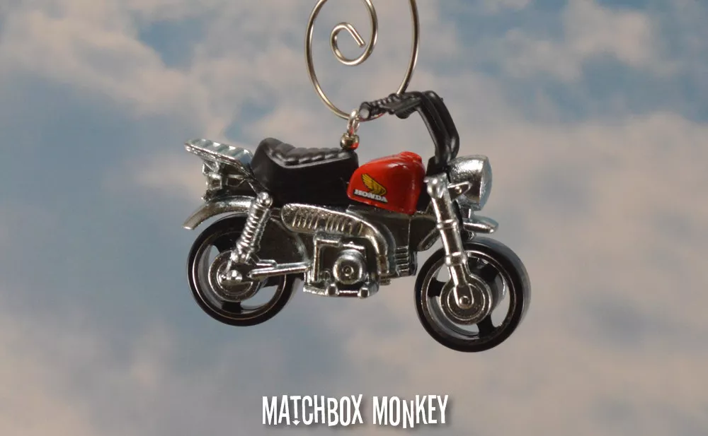Honda Z50 Motorcycle Dirt Mini Monkey Bike Custom Christmas Ornament Z50R Z50A
