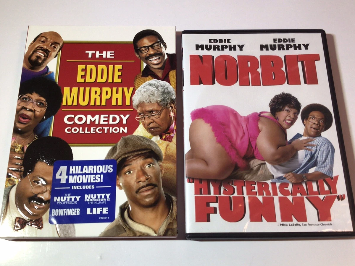 Eddie Murphy Nutty Professor 1 2 Bowfinger Life Norbit DVD