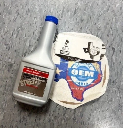 (6) GENUINE HONDA OEM Power Steering Pump Fluid 12oz Oil Sealed NEW BOTTLE ONE - Image 3 of 4