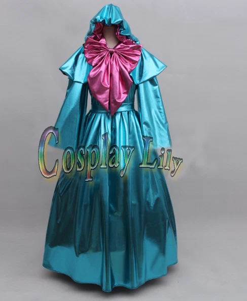 Vestido de Hada de Cenicienta Madrina Conjunto Disfraz Adulto Para Mujer Vestido de Halloween:4 Foto 3 de 4