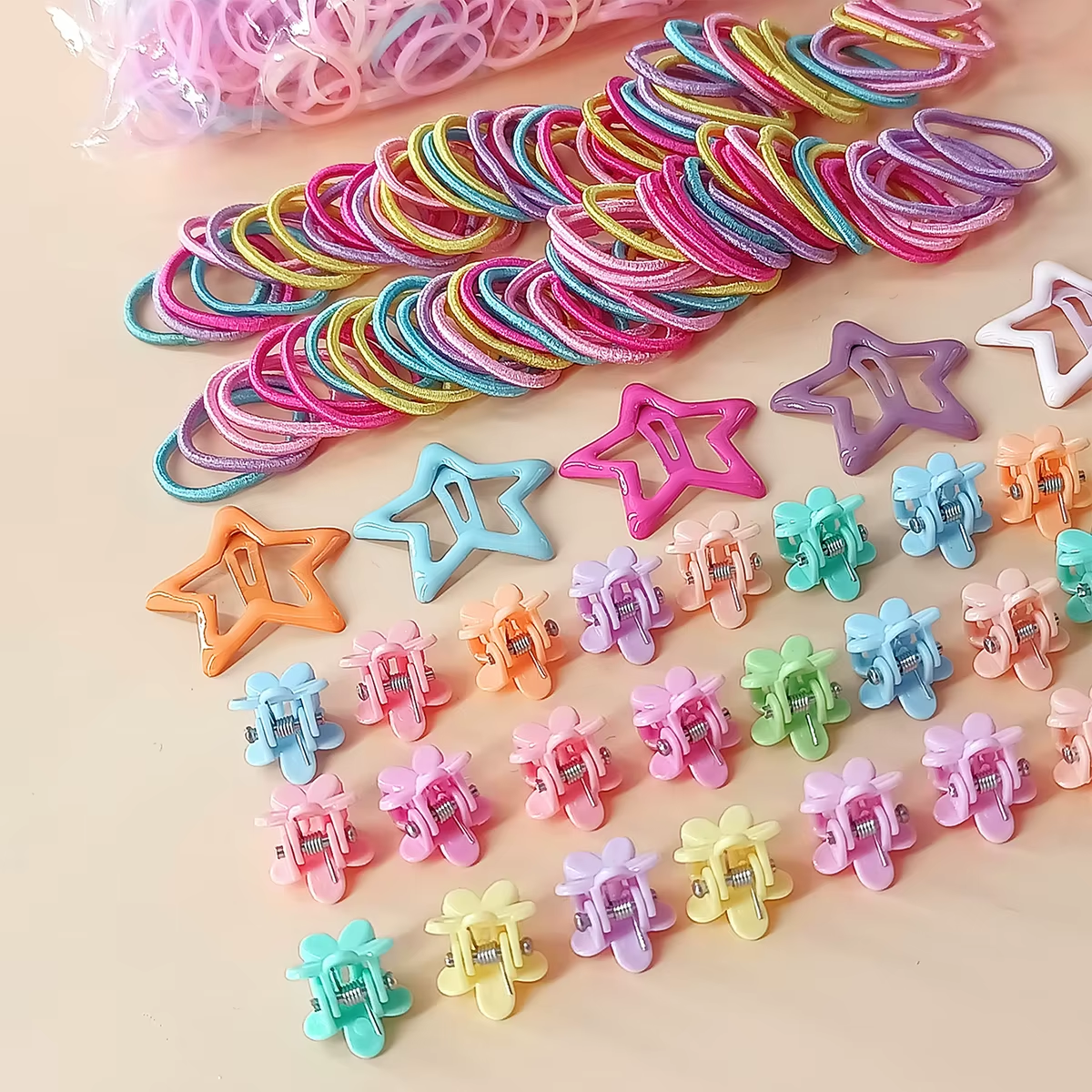 Glamour Girlz Haarspangen-Set – 6 Bunte Basic-Spangen Für Mädchen, 5 Cm