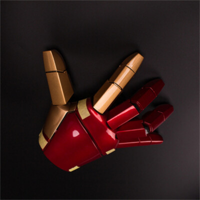 Avengers Iron Man COS MK42 1:1 Replica Hand Palm LED Light Gloves