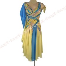 jz Handmade Dance Dress/Ballroom dance dress smooth Waltz Tango Foxtrot